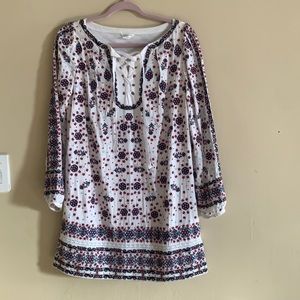 Club Monaco Floral Embroidered Dress